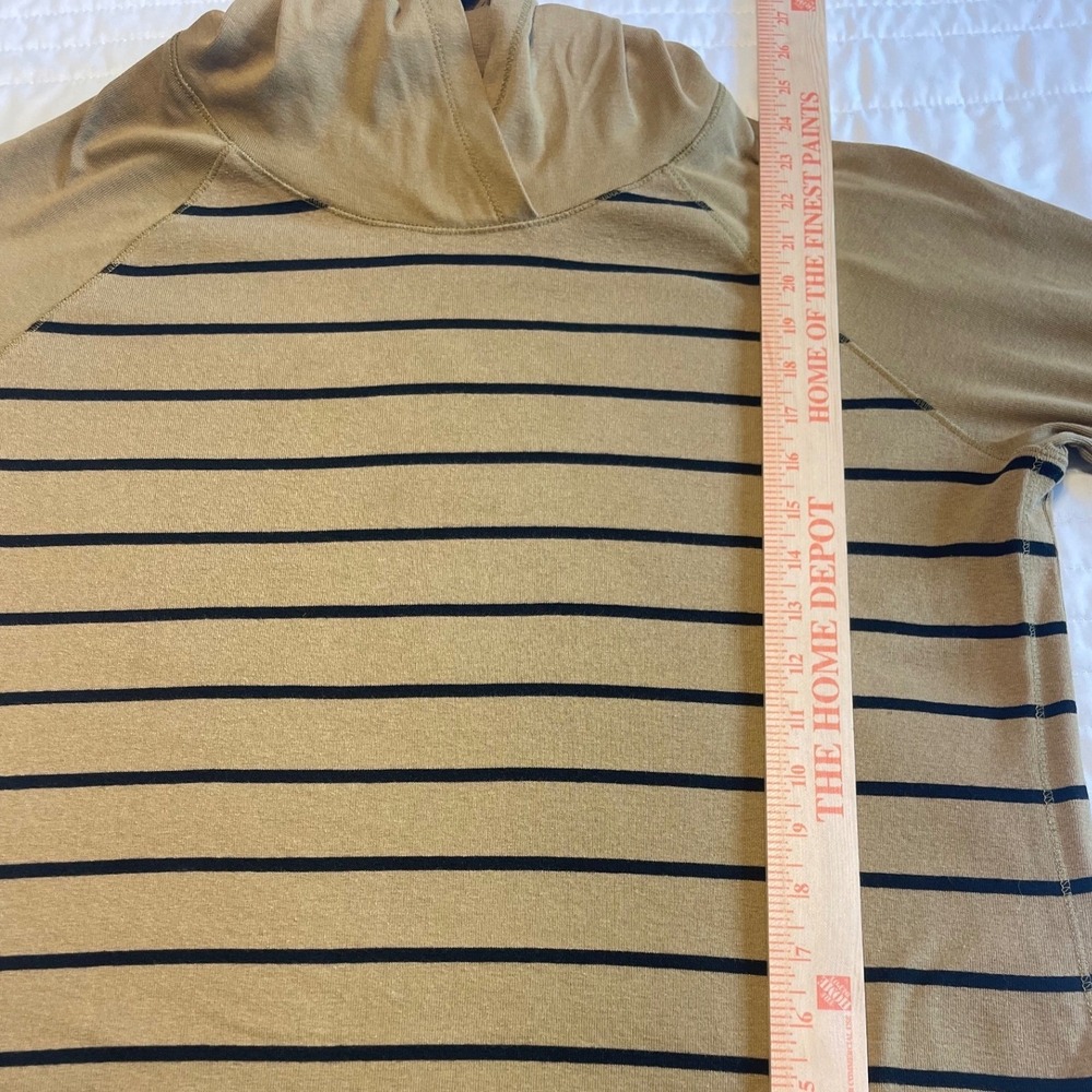 Eddie Bauer Striped Hoodie Long Sleeve Casual Comfy Athleisure Top - Picture 5 of 6
